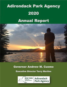 Adirondack Park Agency 2020 Annual Report