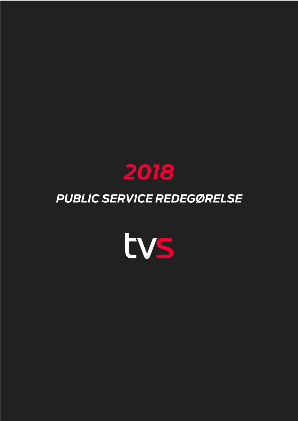 TV Syd Public Service-Redegørelse 2018