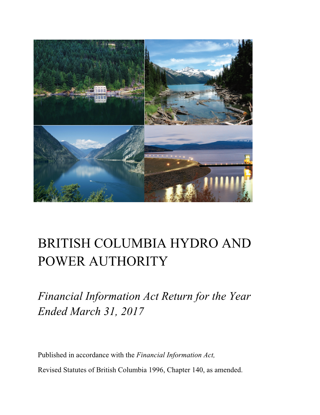 British Columbia Hydro and Power Authority