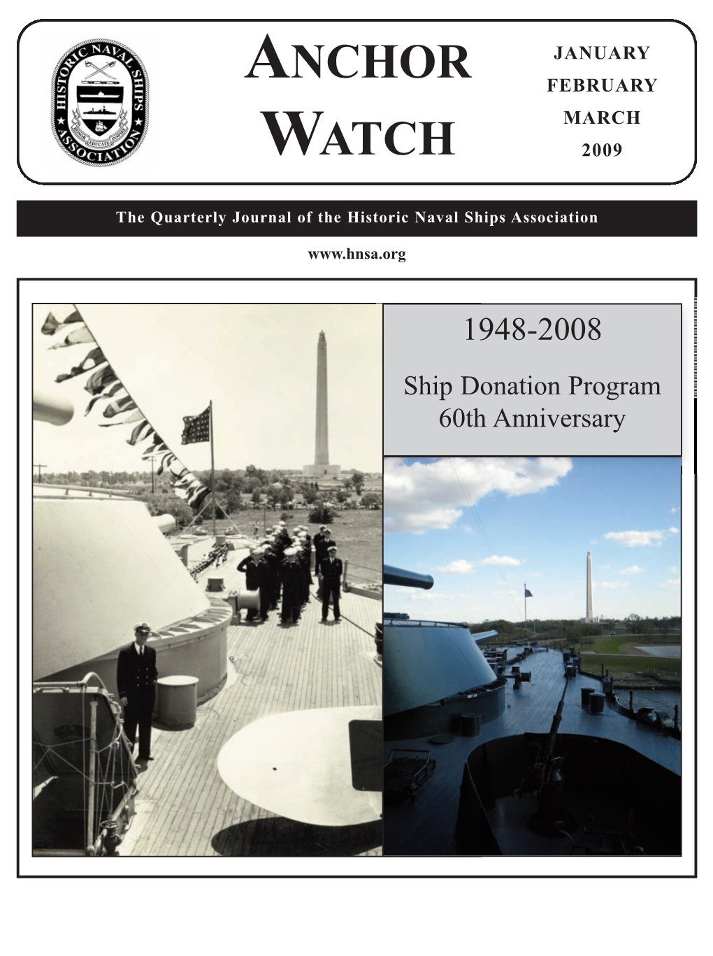 Winter 2009 AW:Winter 2006 HNSA Anchor Watch.Qxd 1/26/2009 2:35 PM Page 1