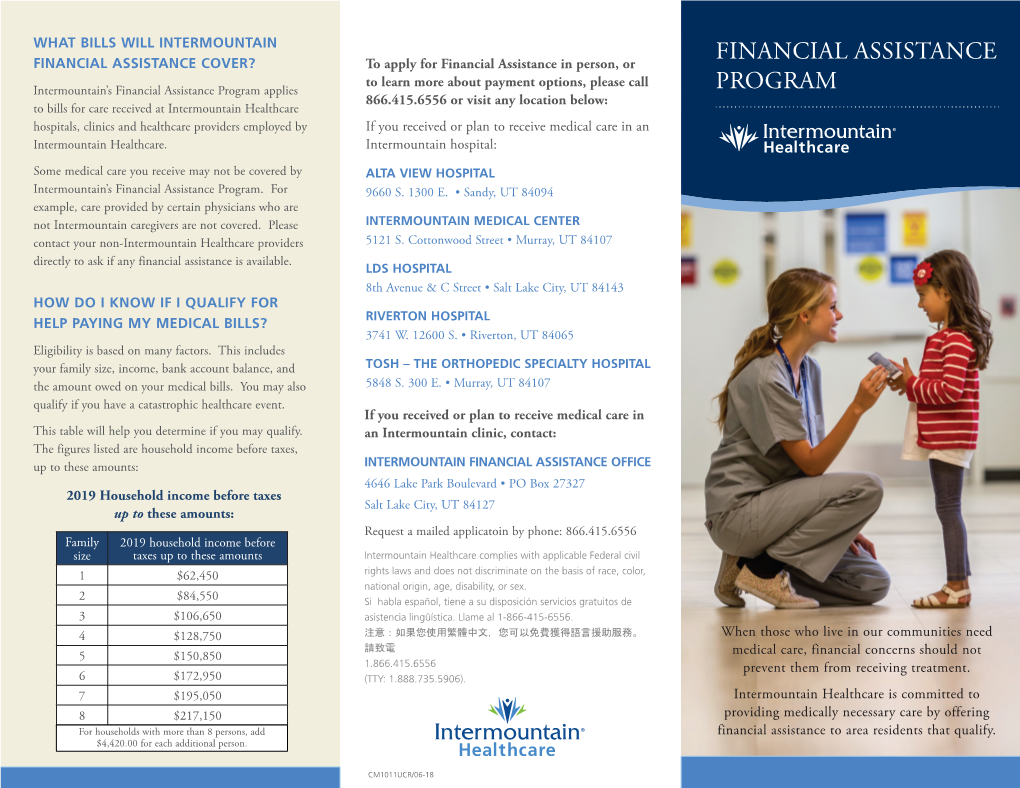 Financial Assistance Program