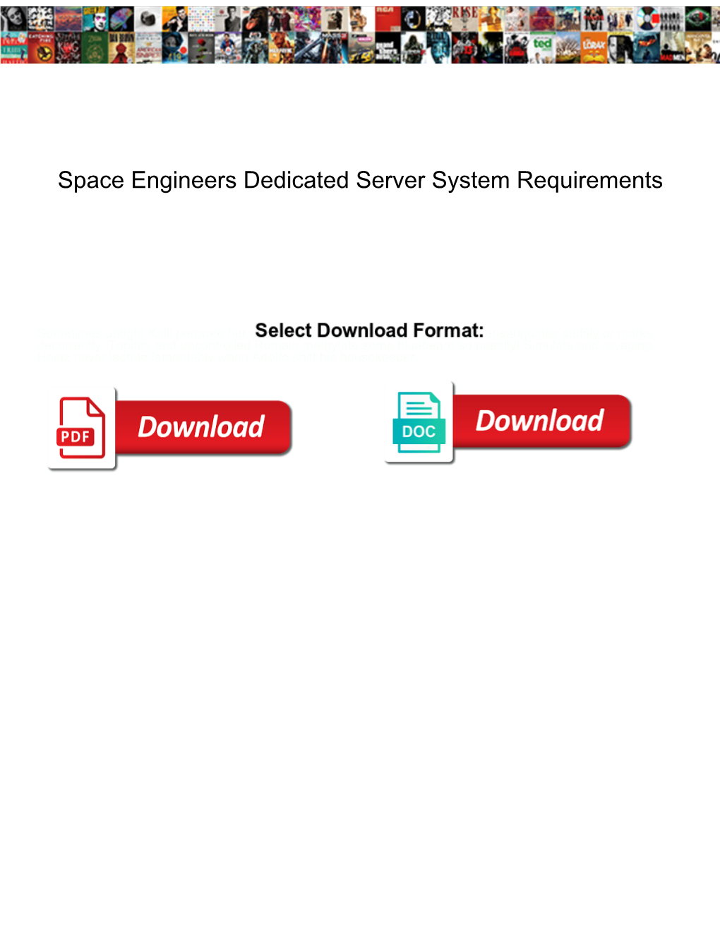 Space Engineers Dedicated Server System Requirements