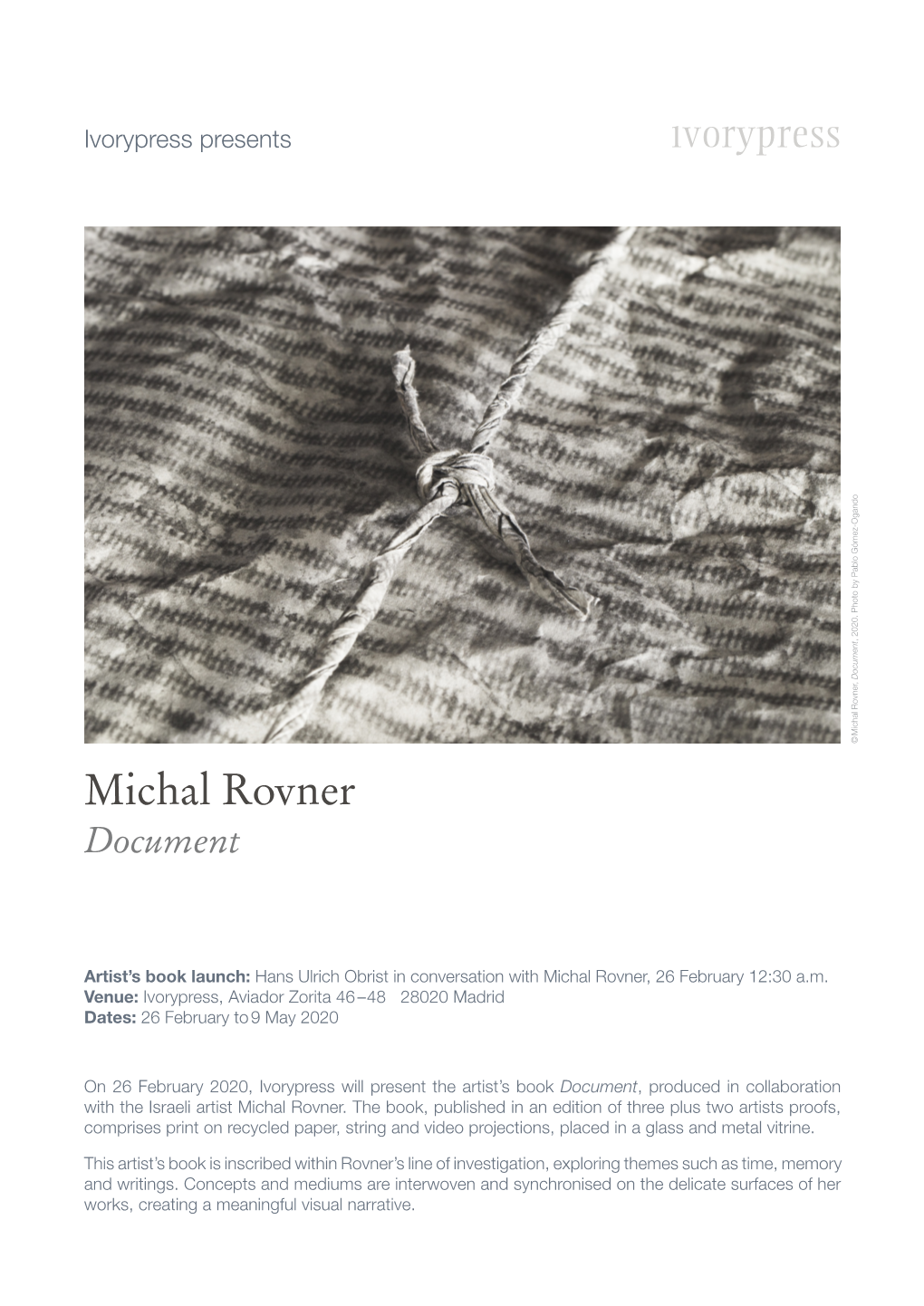 Michal Rovner, Michal Rovner Document