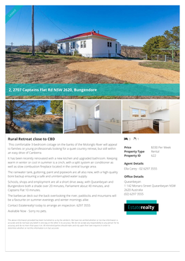 2, 2707 Captains Flat Rd NSW 2620, Bungendore