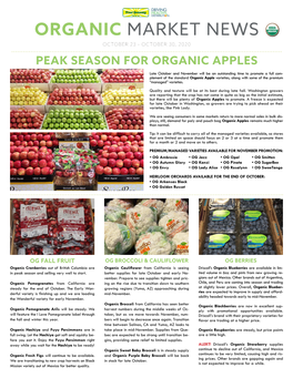 Peak Season for Organic Apples