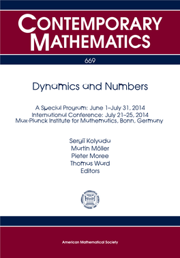 Dynamics and Numbers