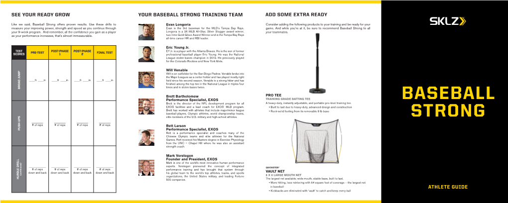 Baseball Strong Training Team Add Some Extra Ready