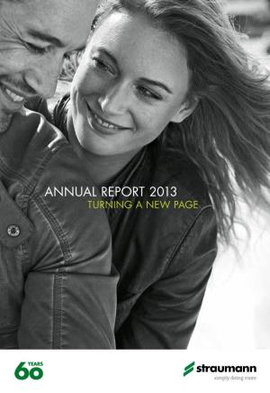 Annual Report 2013 Annual Report 2013 Report Annual