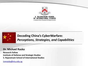 Decoding China's Cyberwarfare