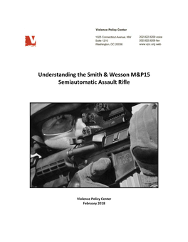 Understanding the Smith & Wesson M&P15 Semiautomatic Assault Rifle