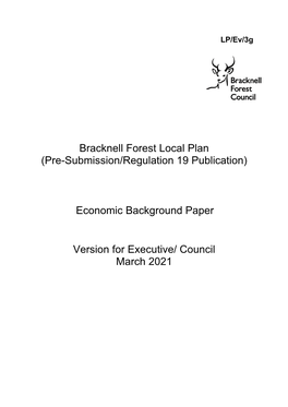 Economic Background Paper