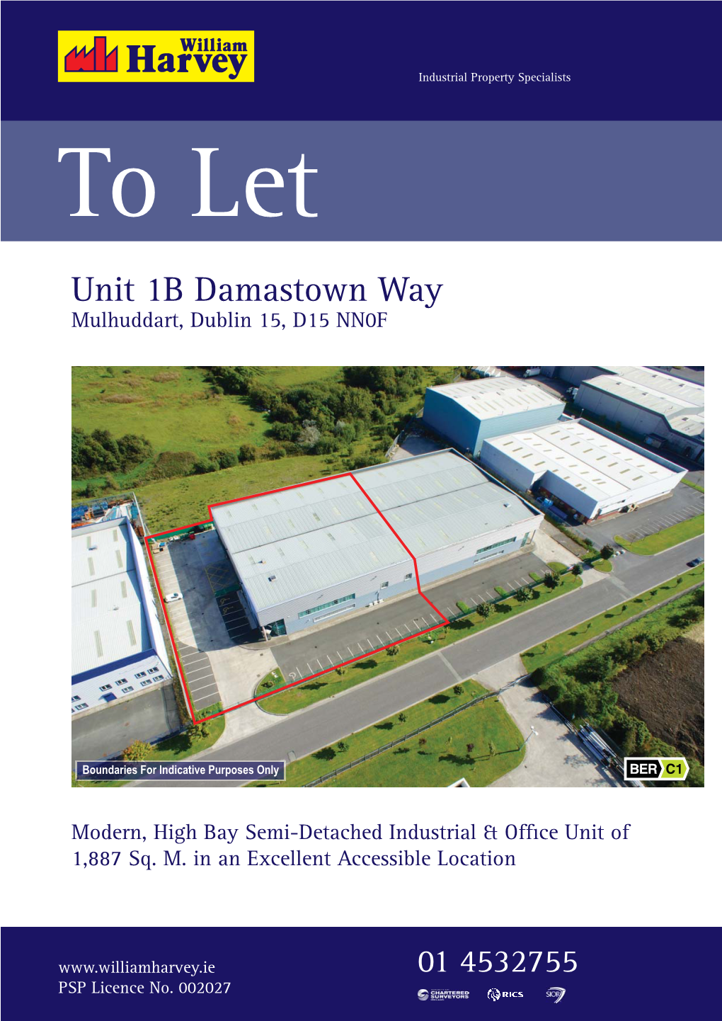 Unit 1B Damastown Way Mulhuddart, Dublin 15, D15 NN0F