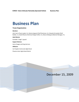 Business Plan 2
