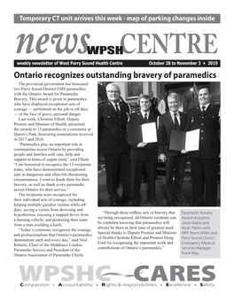 Ontario Recognizes Outstanding Bravery of Paramedics