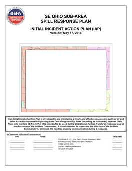 Se Ohio Sub-Area Spill Response Plan