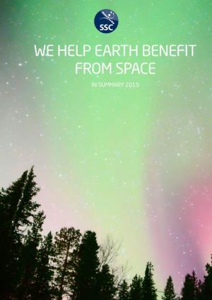 We Help Earth Benefit from Space in Summary 2019 Contents