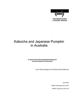 Kabocha and Japanese Pumpkin in Australia