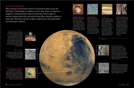 Mars Research at the Jackson School of Geosciences Spans Across the Red Planet