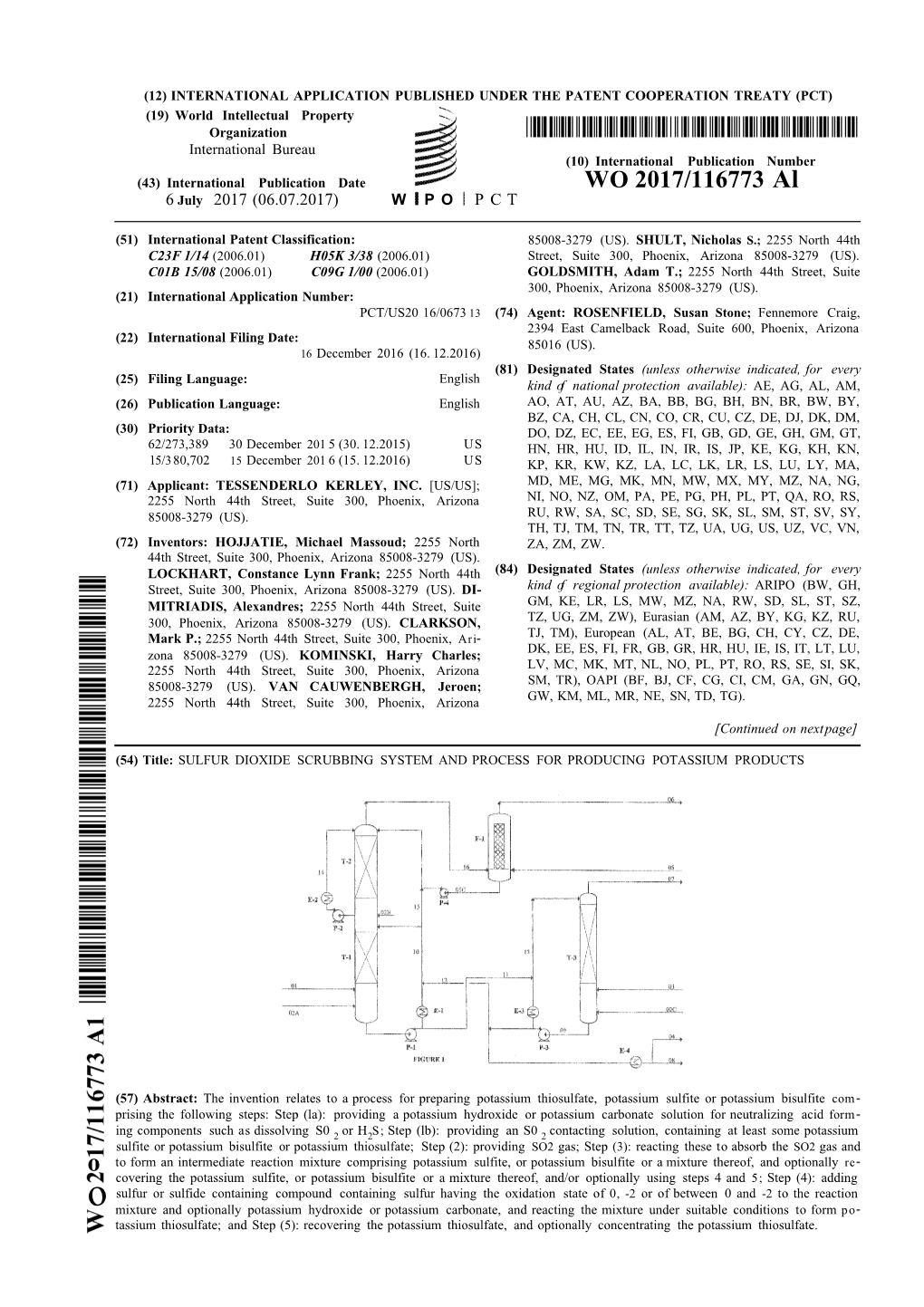 WO 2017/116773 Al 6 July 2017 (06.07.2017) W P O P C T