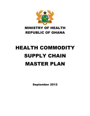 Health Commodity Supply Chain Master Plan