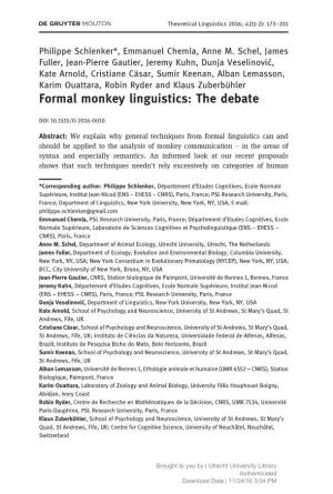 Theoretical Linguistics 2016; 42(1-2): 173–201