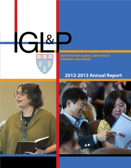 IGLP 2012-2013 Annual Report
