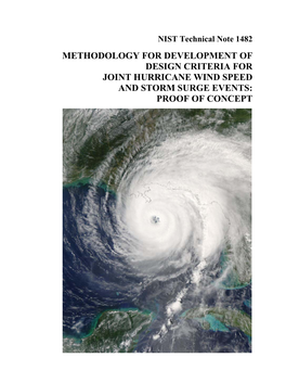 Methodology for Development of Design Criteria for Joint Hurricane Wind Speed and Storm Surge Events: Proof of Concept