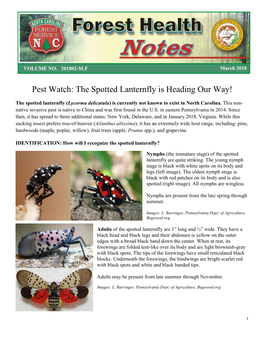 Pest Watch: the Spotted Lanternfly Is Heading Our Way!
