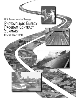 Photovoltaic Energy Program Contract Summary: Fiscal Year 1999