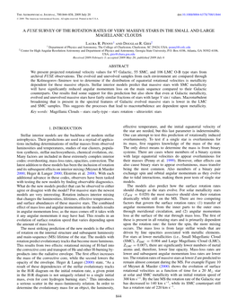 A Fuse Survey of the Rotation Rates of Very Massive Stars in the Small and Large Magellanic Clouds