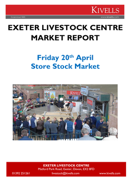 Exeter Livestock Centre Market Report