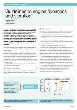 Guidelines to Engine Dynamics and Vibration