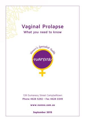 Nureva-Vaginal-Prolapse.Pdf