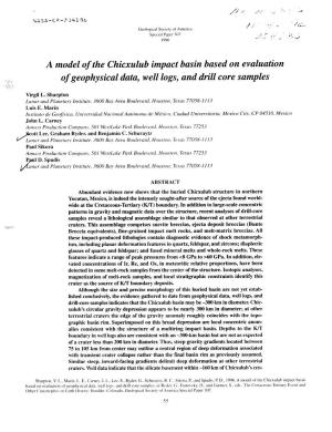 A Model of the Chicxulub Impact Basin Based on Evaluation of Geophysical Data, Well Logs, and Drill Core Samples