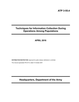 ATP 3-55.4 Techniques for Information Collection During Operations