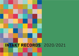 Intakt Records 2020/2021 2020/2021