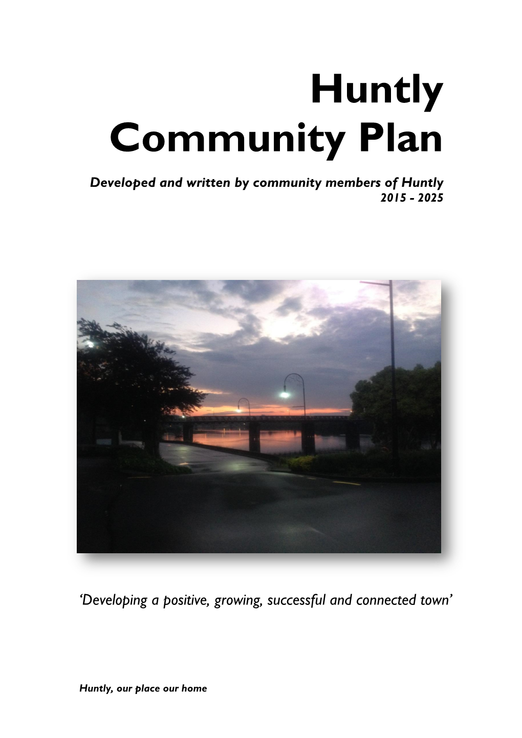 Huntly Community Plan