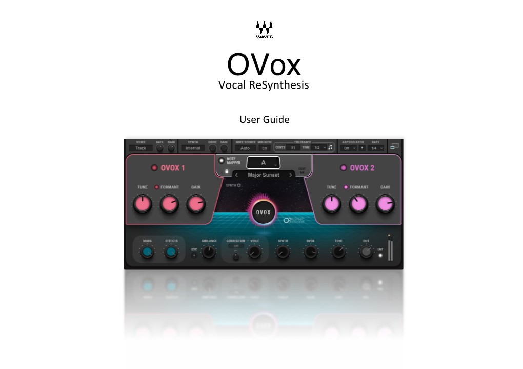 Waves Ovox User Guide