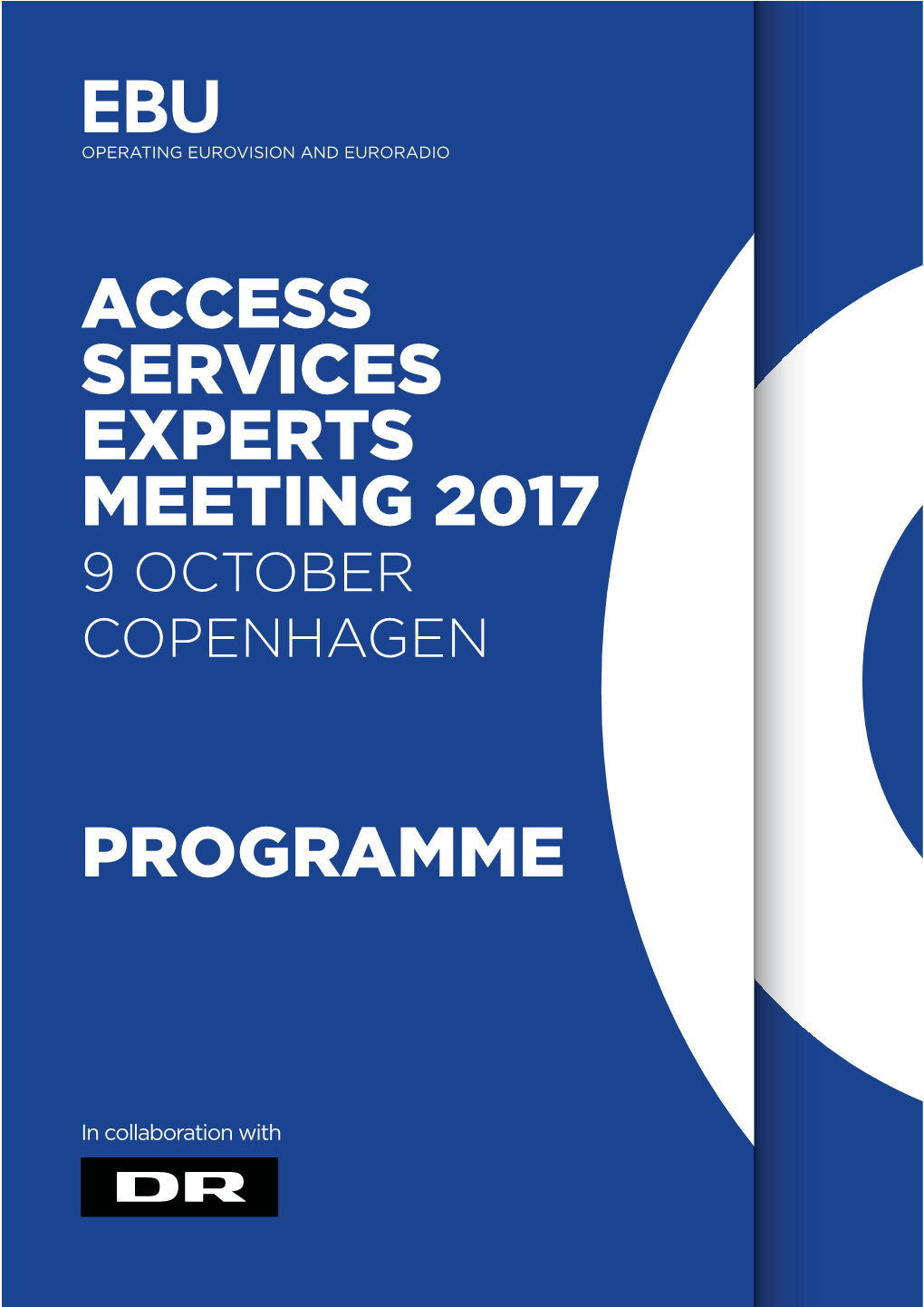 Access Services Experts Meeting 2017 Programme