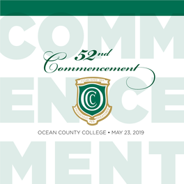 Ocean County College 2019 Commencement Program