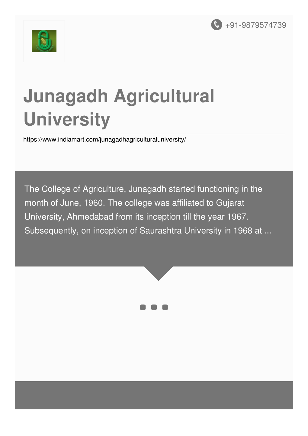 Junagadh Agricultural University