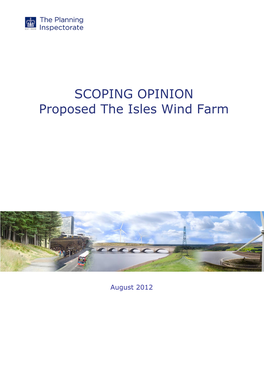 SCOPING OPINION Proposed the Isles Wind Farm