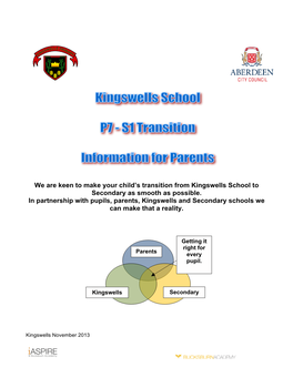 Bucksburn Academy Transition Information
