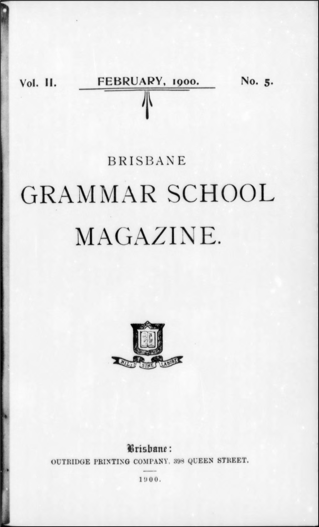 Grammar School Magazine