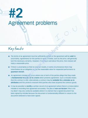 Agreement Problems
