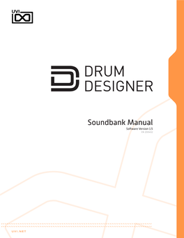 UVI Drum Designer | Soundbank Manual