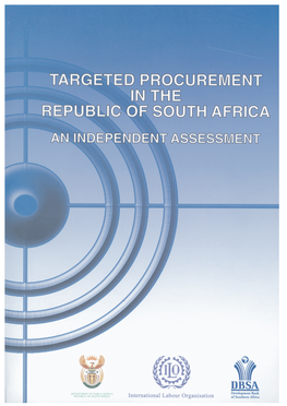 Targeted Procurement in the Republic of South Africa