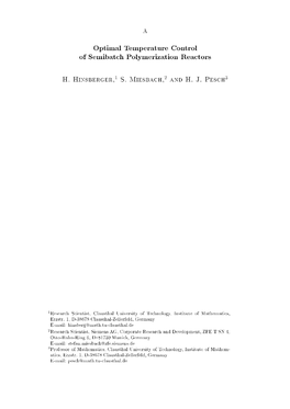 H. Hinsberger,1 S. Miesbach,2 and H. J. Pesch3
