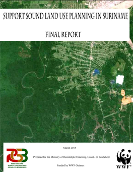 Final Report Support Sound Land Use Planning in Suriname