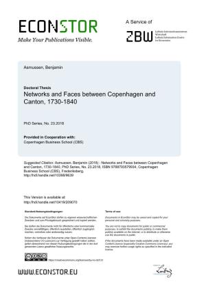Networks and Faces Between Copenhagen and Canton, 1730-1840